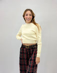 Pullover crop petite
