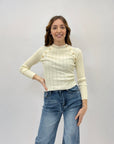 Maglia petite con dettaglio bottoni