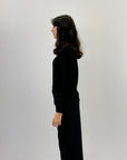 Maglia morbida con zip dietro