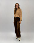 Pantaloni a palazzo con cintura