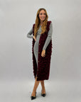Gilet lungo con texture morbido