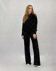Completo premium felpa e pantaloni paillettes