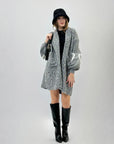 Cappotto morbido con dettaglio cuore
