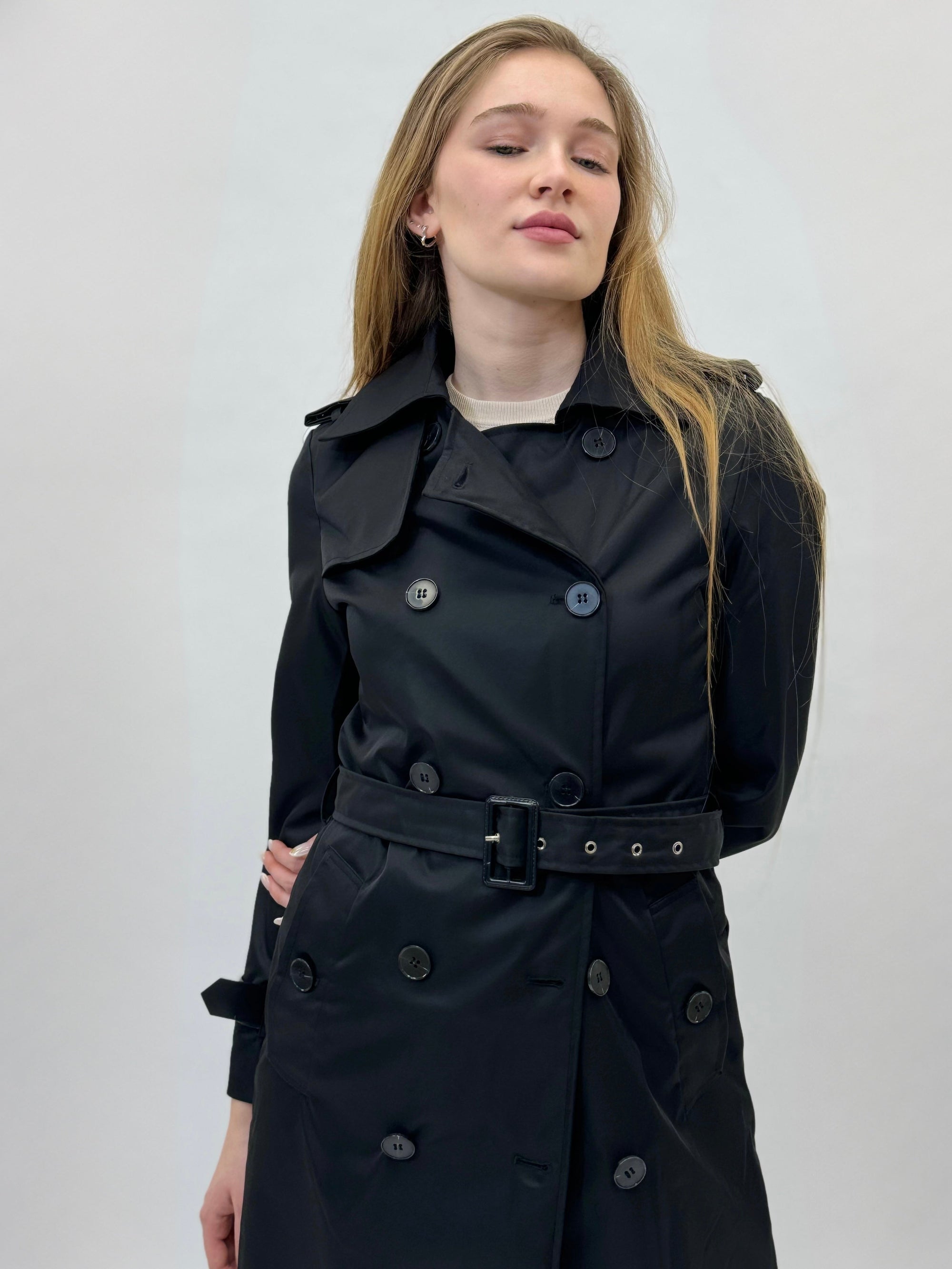 Giacca trench lunga