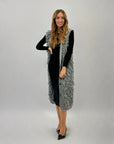 Gilet lungo con texture morbido