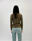 Maglia righe lupetto in pile petite
