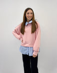 Maglia morbida con colletto