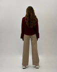 Pantaloni a palazzo con cintura