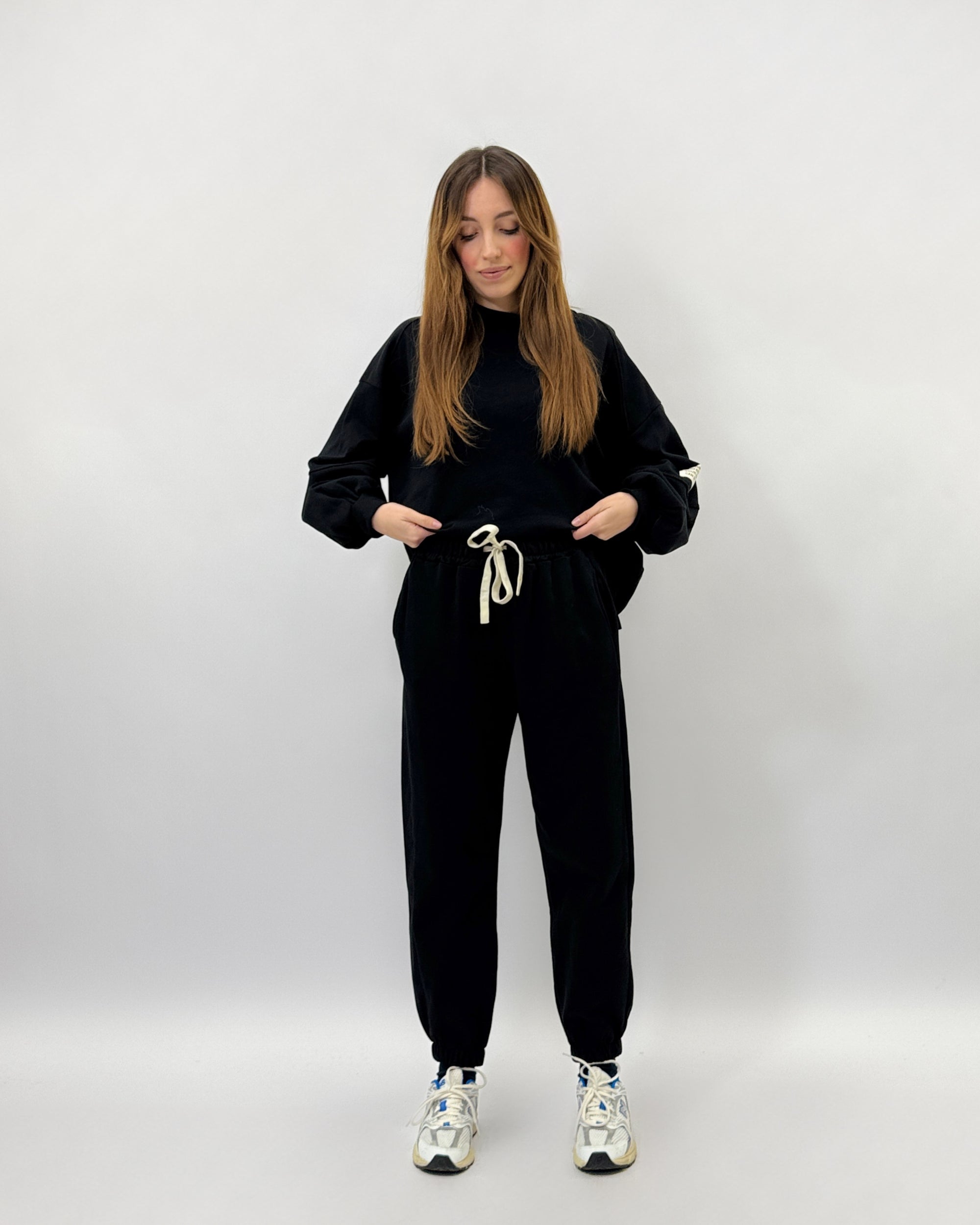 Completo premium in cotone felpa e pantaloni