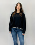 Pullover morbido con dettagli