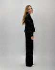 Completo premium felpa e pantaloni paillettes