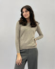 Maglia morbida con zip dietro