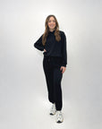Completo felpa e pantaloni basic