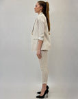 Completo giacca e pantalone a righe