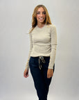 Pullover basic tinta unita con bottoni