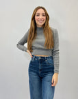 Pullover crop petite