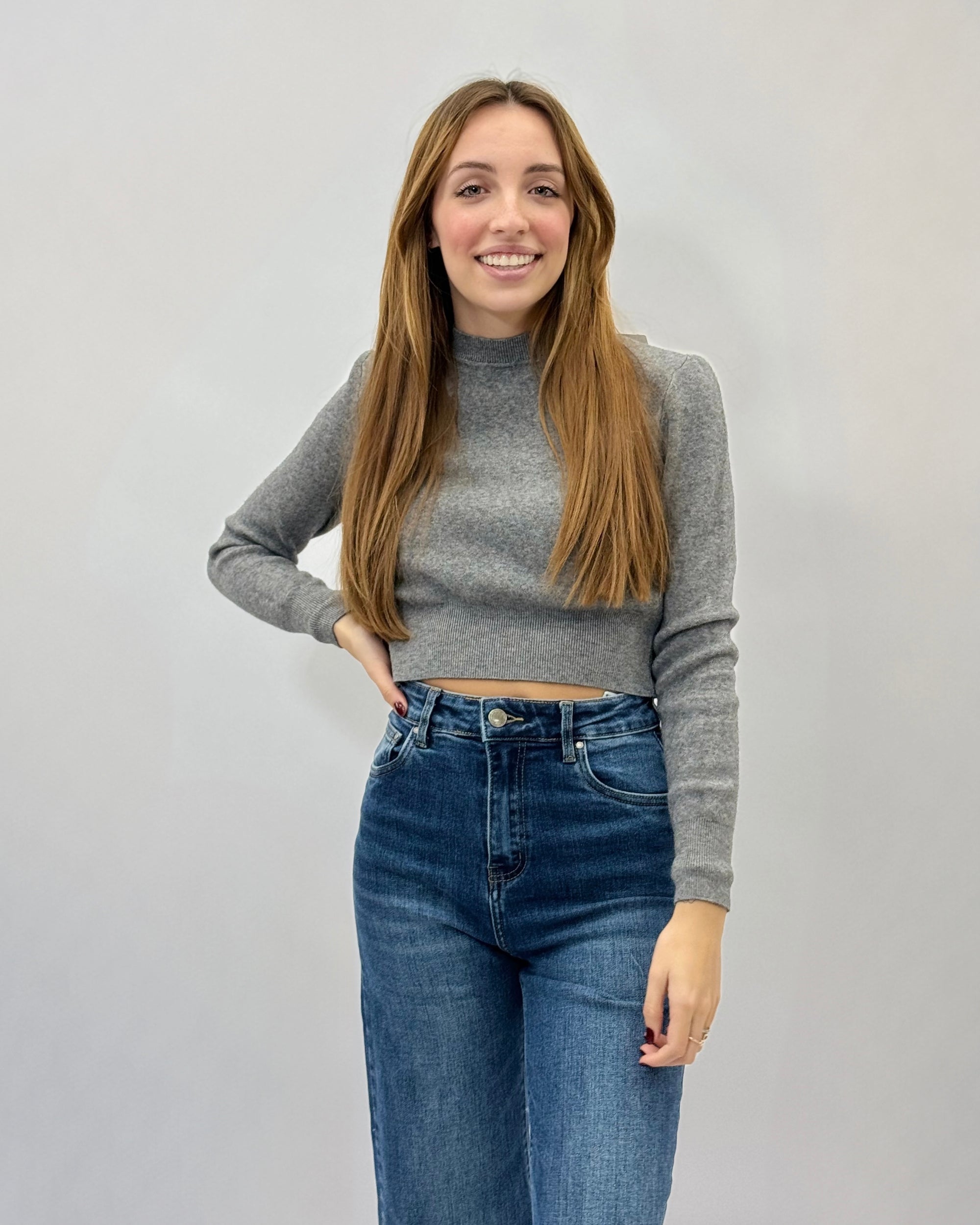 Maglia basic a maniche lunghe