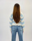 Pullover a righe con dettagli
