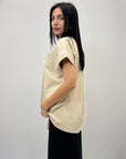 Maglia mezze maniche tinta unita