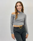 Maglia con scollo laterale petite