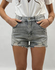 Pantaloncini jeans con strappi