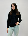Maglione dolcevita misto lana