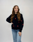Pullover ricami fragole