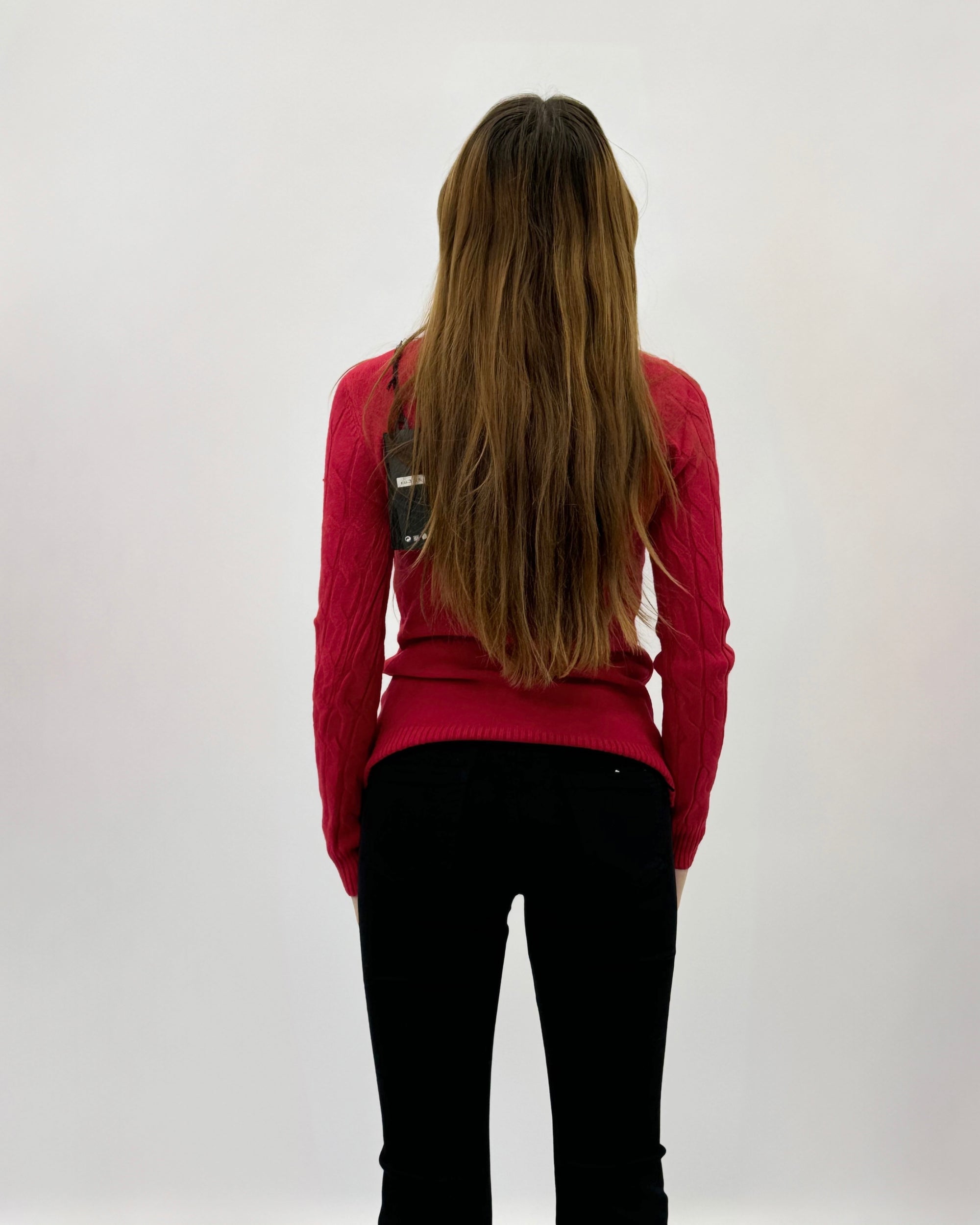 Maglione lupetti morbido con intrecci