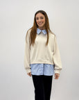 Maglia morbida con colletto