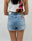 Pantaloncini jeans con strappi
