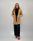 Cardigan lungo con cappuccio