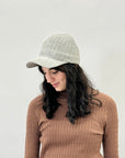 Cappello intrecci con visiera