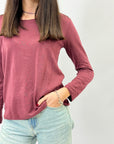 Maglia felpata basic