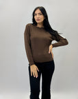 Maglia scollo barchetta intrecci