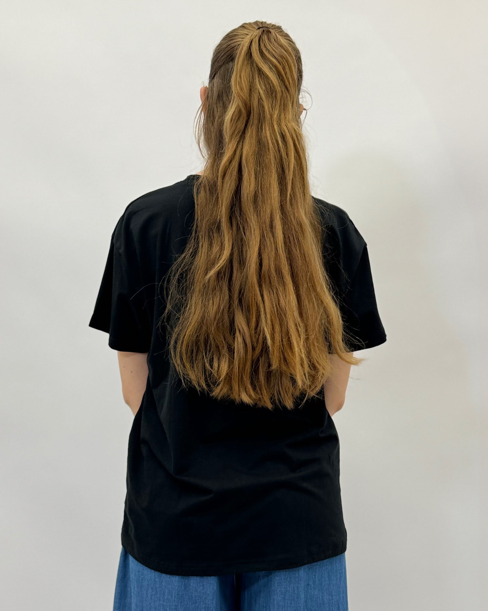 T-shirt in cotone con stampa cuore love