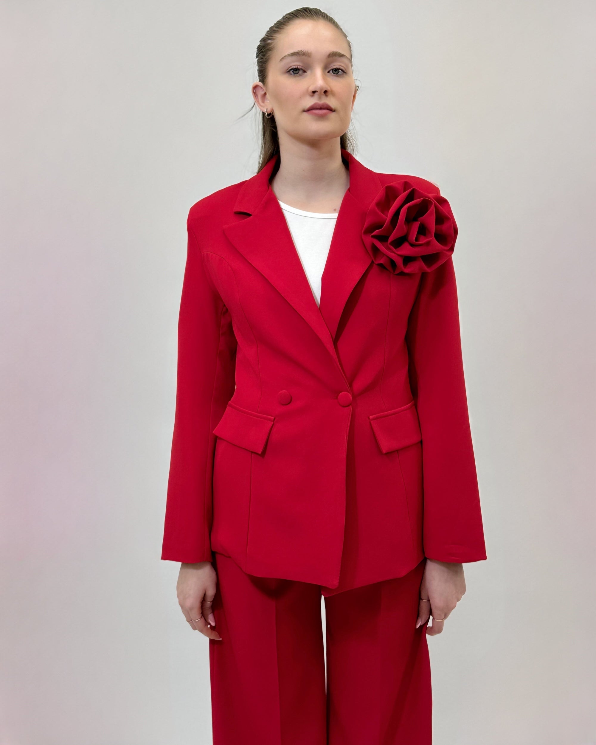 Completo premium giacca e pantaloni a palazzo