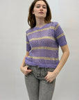 Maglia crochet mezze maniche