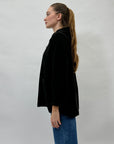 Giacca in suede con cappuccio