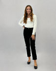 Pantaloni regular fit in cotone