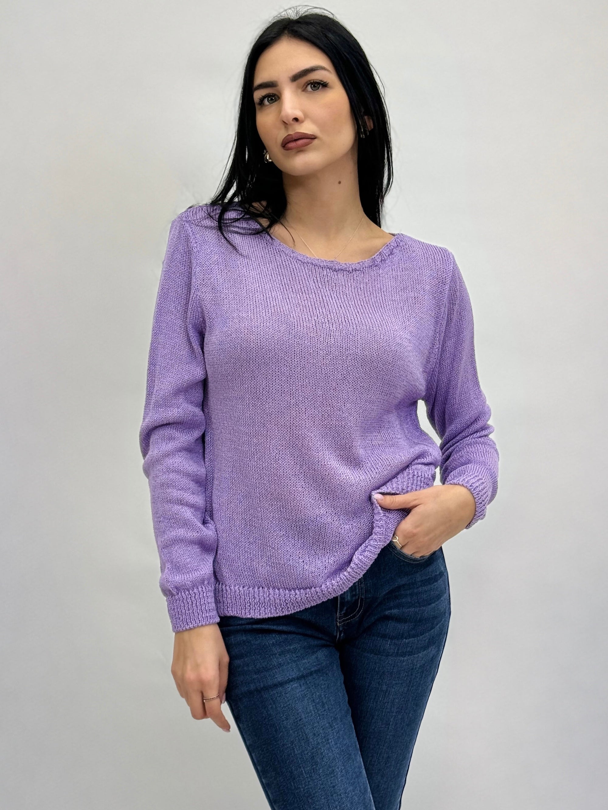 Maglia con bottoni dietro