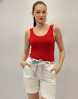 Pantaloncini basic con cintura