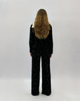 Completo premium felpa e pantaloni paillettes