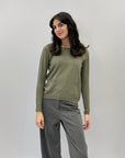 Maglia morbida con zip dietro