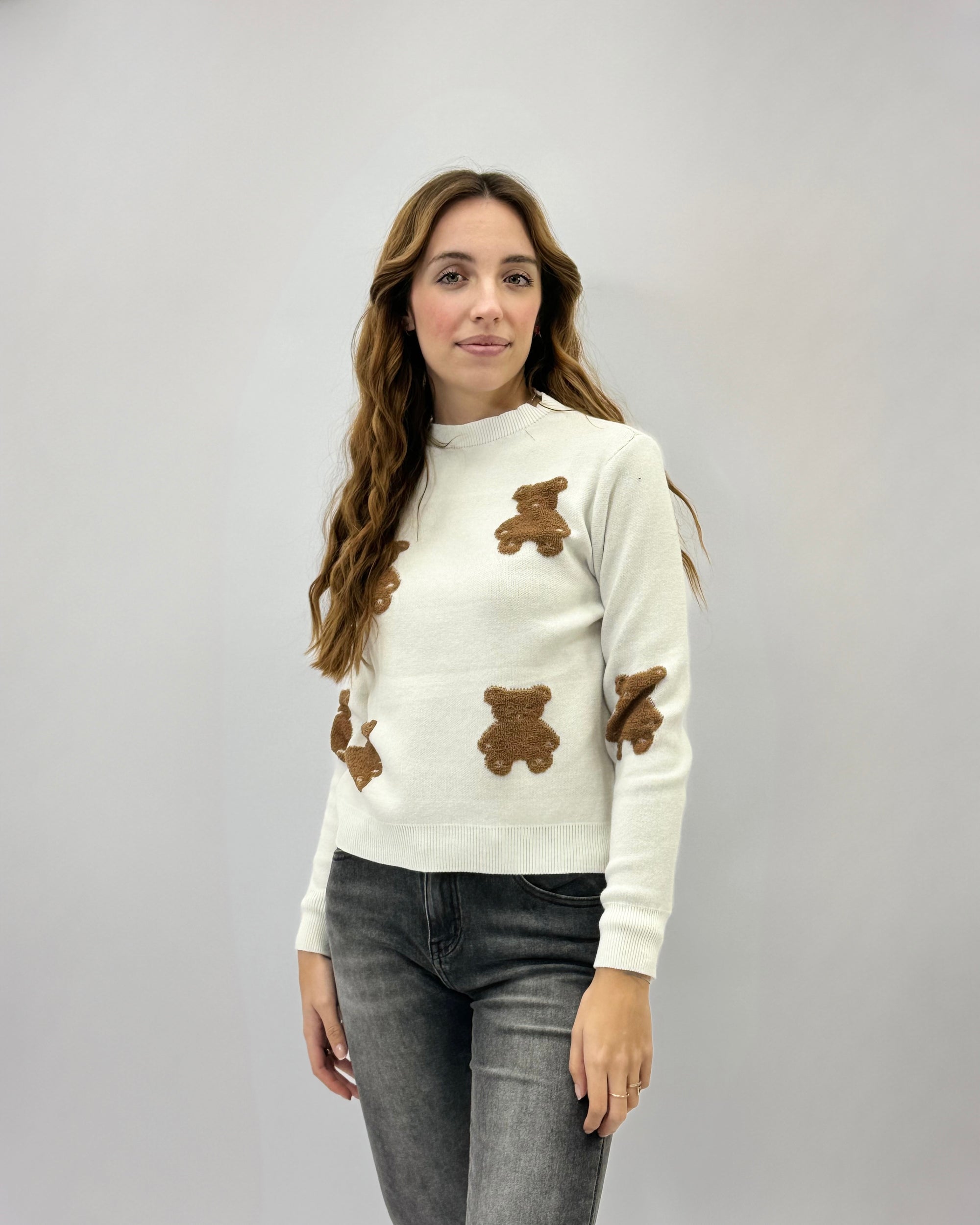 Maglione lupetto orsetti