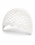 Cappello Crochet Bianco con Strass