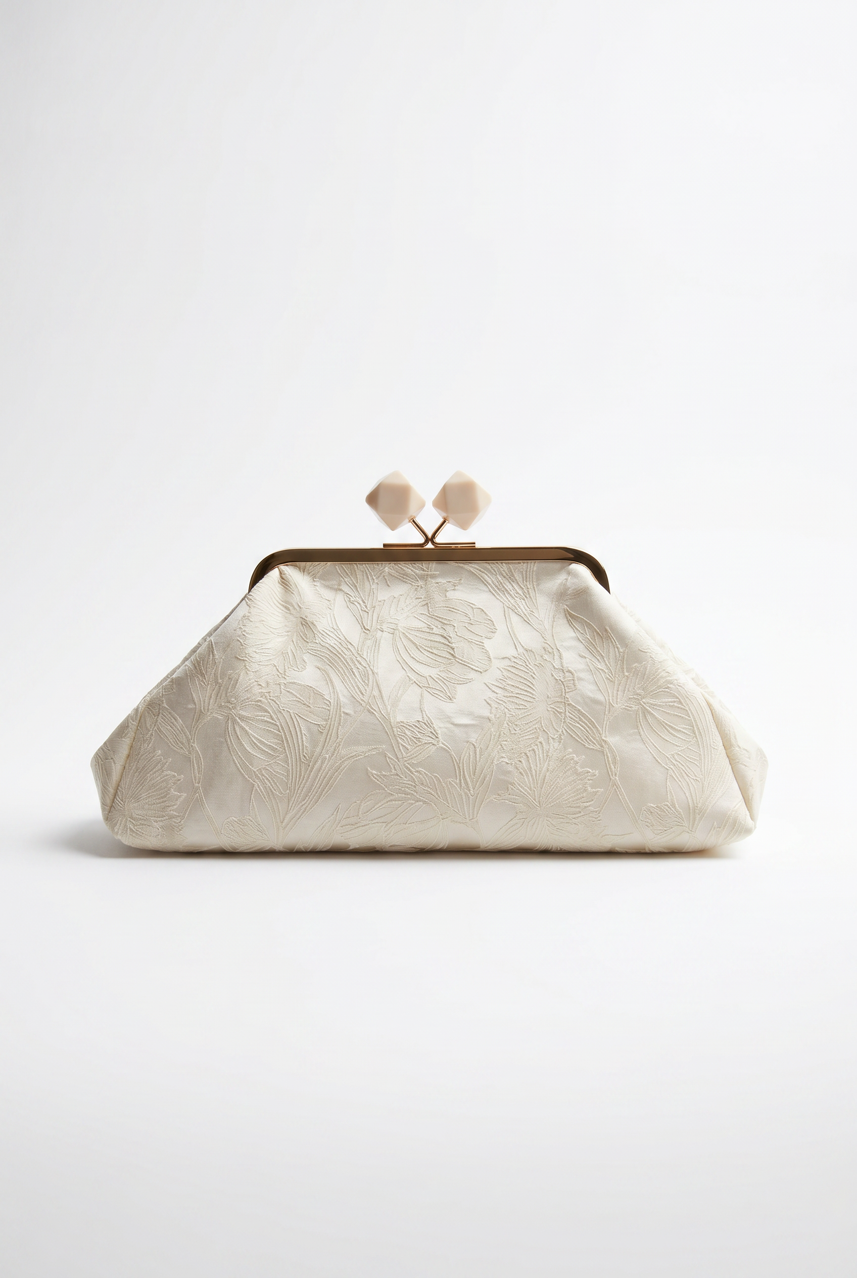 Borsa Clutch elegante con chiusura gioiello