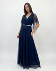 Abito Federica - In tulle con cintura gioiello