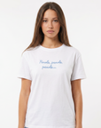 T-shirt “Parole, parole, parole...” 100% cotone