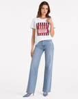 T-shirt con Stampa Sardine