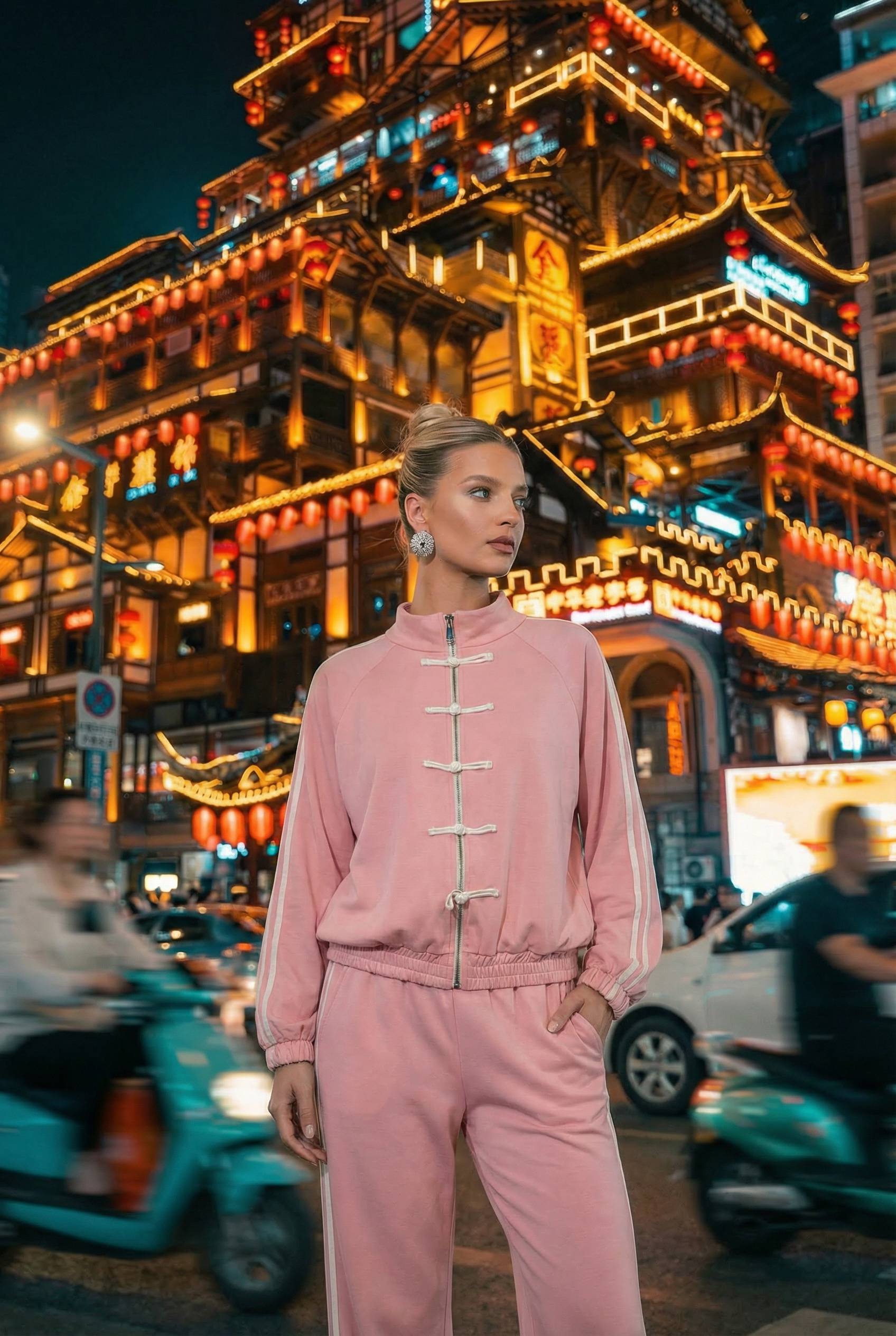 Completo con felpa e pantaloni - Trendy e casual